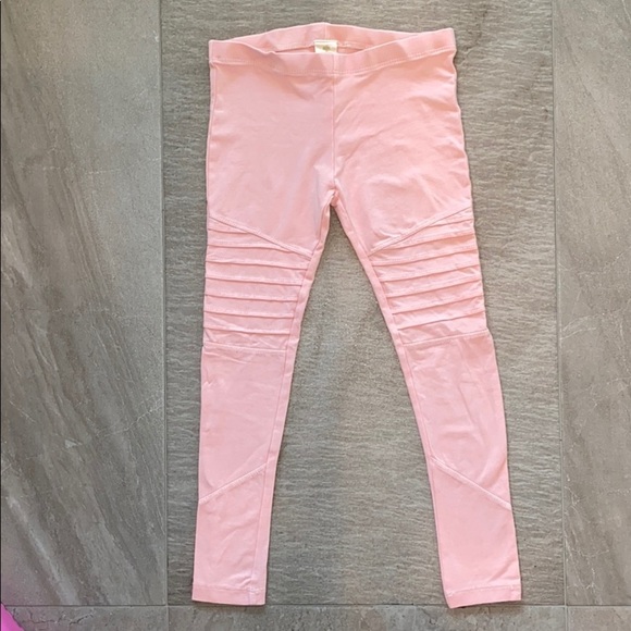 Tucker + Tate Stretch Cotton Moto Leggings in Pink - Picture 3 of 7